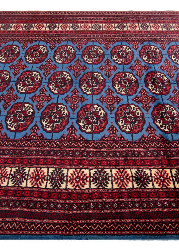 4' 2 x 6' 6 Hand Knotted Bokhara Wool Rug
