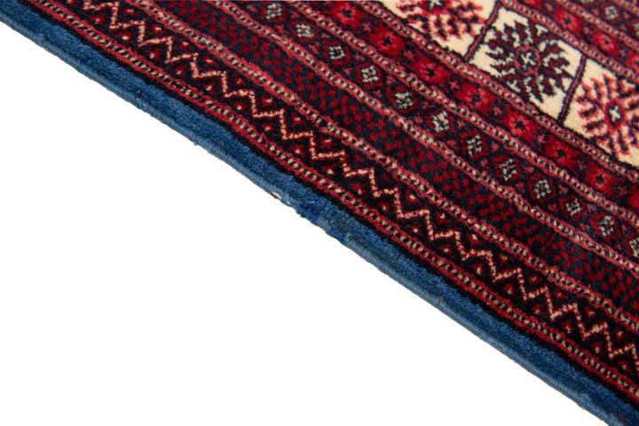 4' 2 x 6' 6 Hand Knotted Bokhara Wool Rug