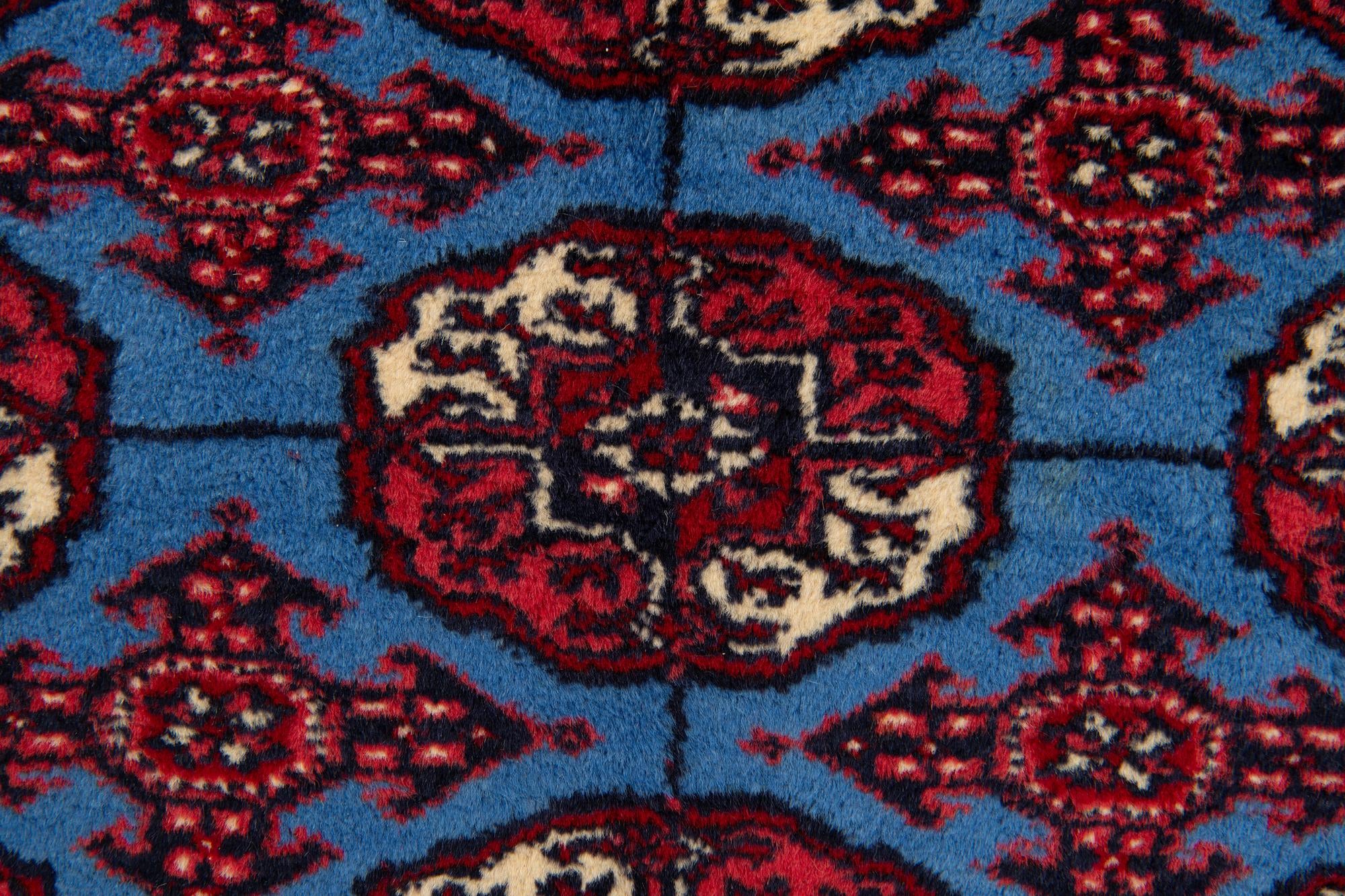 4' 2 x 6' 6 Hand Knotted Bokhara Wool Rug