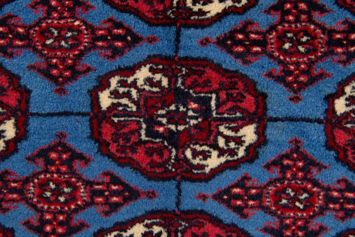 4' 2 x 6' 6 Hand Knotted Bokhara Wool Rug