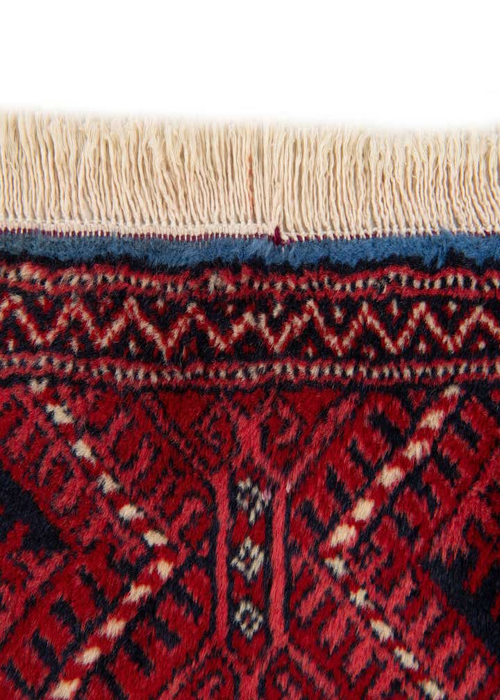 4' 2 x 6' 6 Hand Knotted Bokhara Wool Rug