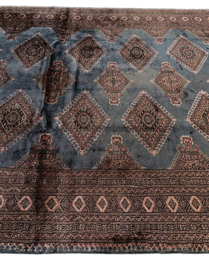 Detail image of 6' 2 x 8' 10  Hand Knotted Bokhara Oriental Rug