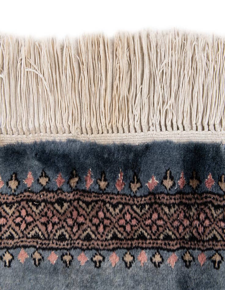 Detail image of 6' 2 x 8' 10  Hand Knotted Bokhara Oriental Rug