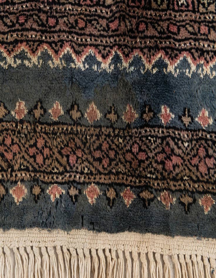 Detail image of 6' 2 x 8' 10  Hand Knotted Bokhara Oriental Rug