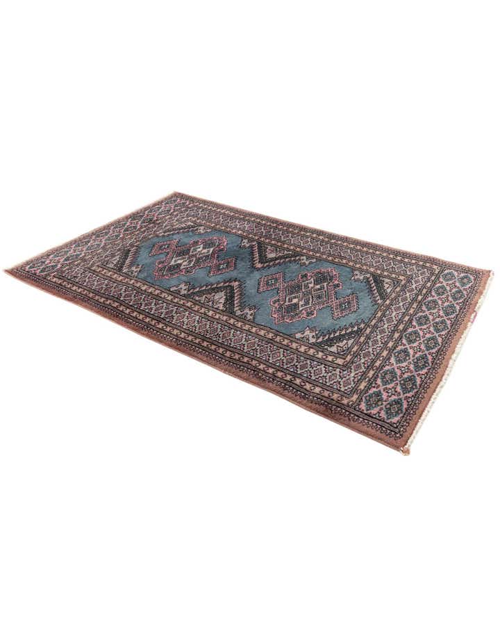 80cm x 120cm anudado a mano Bokhara Alfombra Oriental Lana