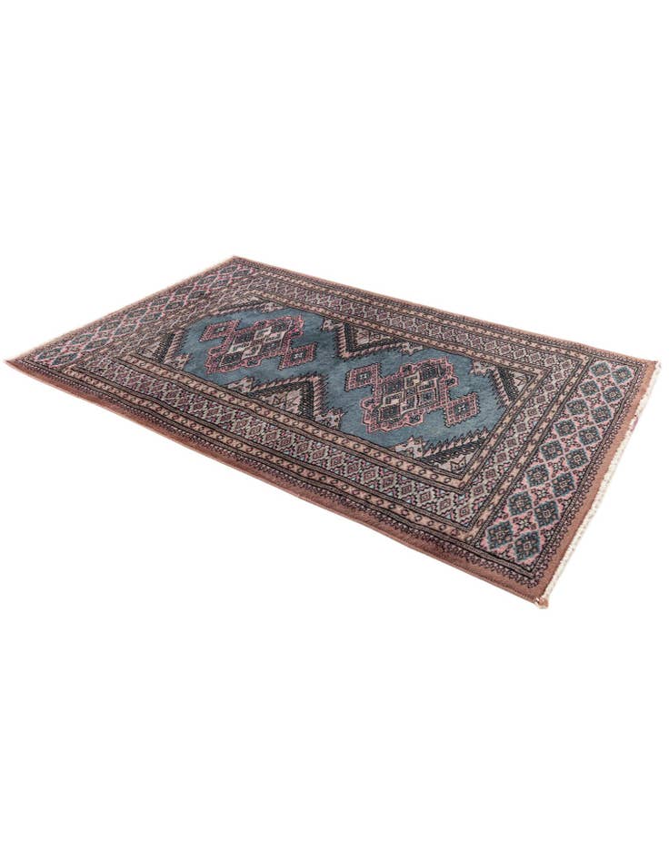 Detail image of 80cm x 120cm anudado a mano Bokhara Alfombra Oriental Lana