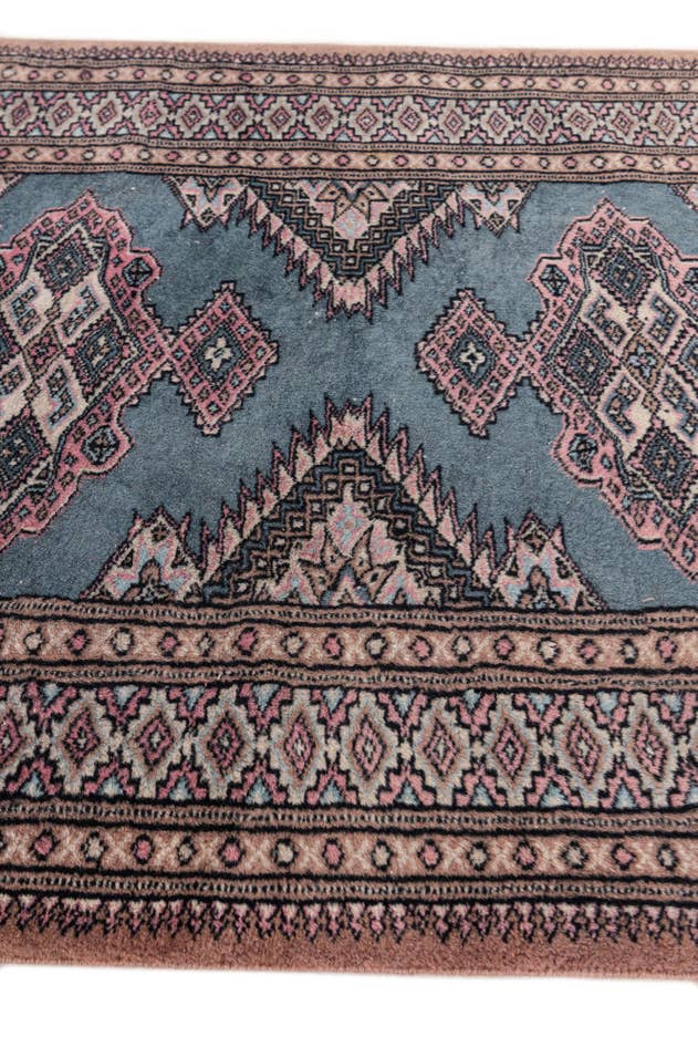 Detail image of 80cm x 120cm anudado a mano Bokhara Alfombra Oriental Lana
