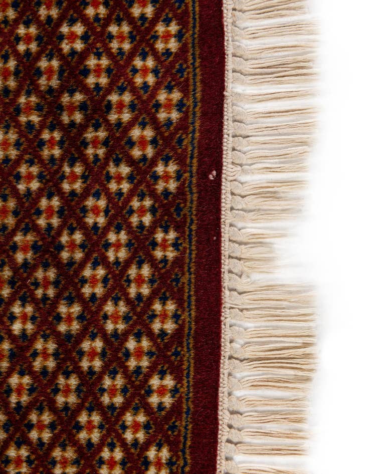 Detail image of 4' 3 x 5' 10  Hand Knotted Bokhara Oriental Wool Rug