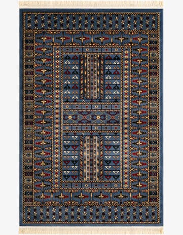 Blue Bokhara Rug