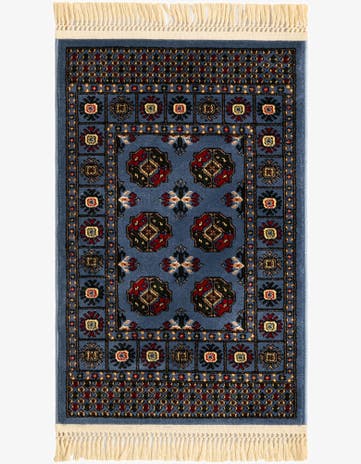 Blue Bokhara Rug