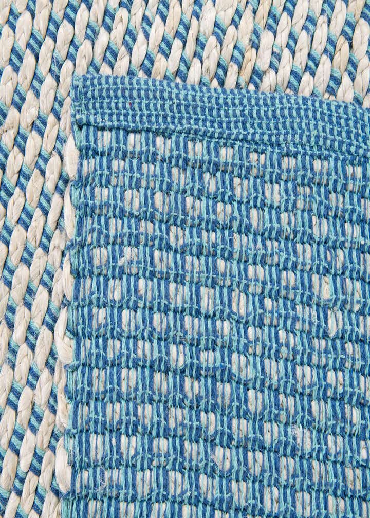 4' x 5' 8 Hand Woven Braided Jute Rug