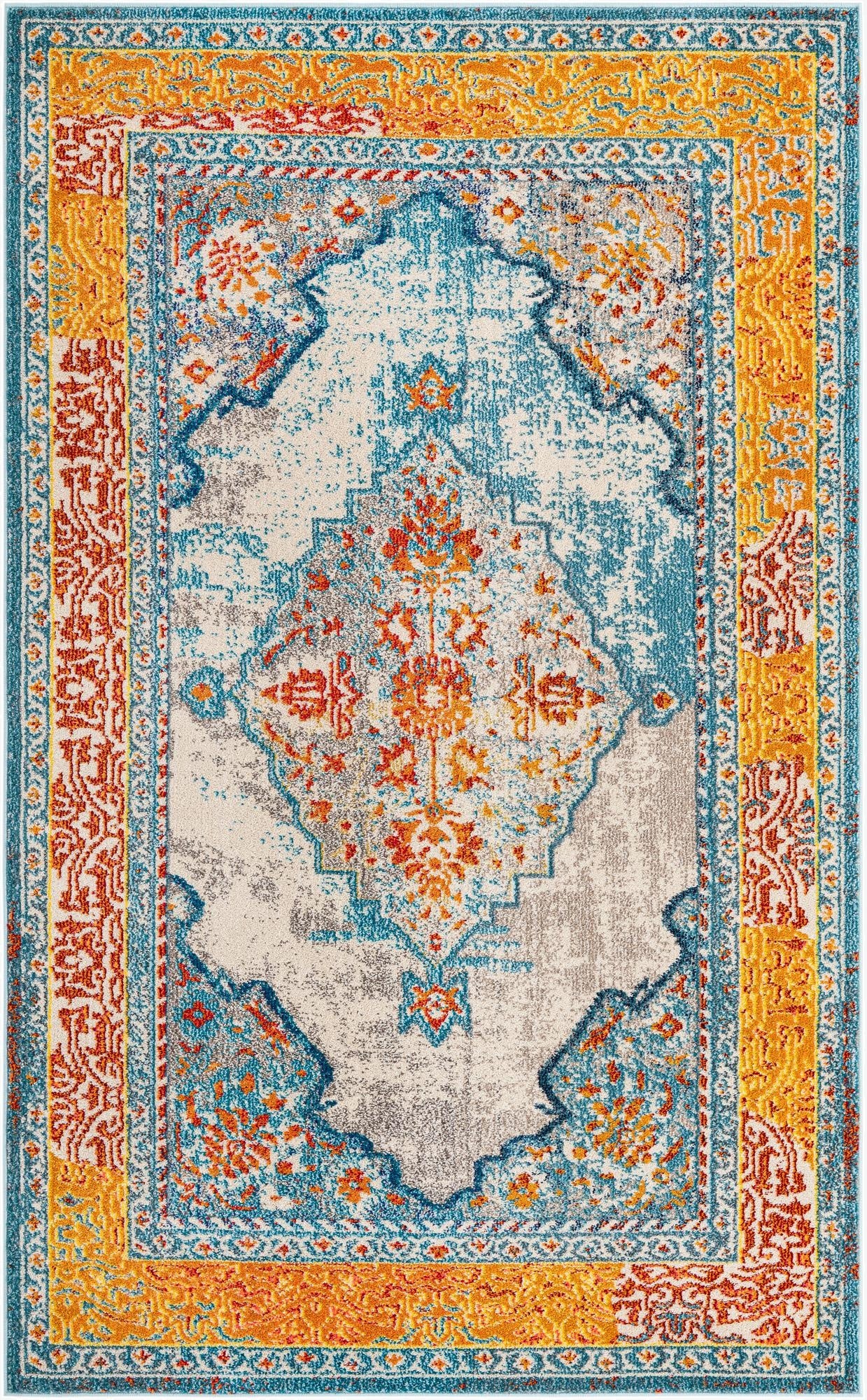 5' x 8' Washable Carnevale Rug