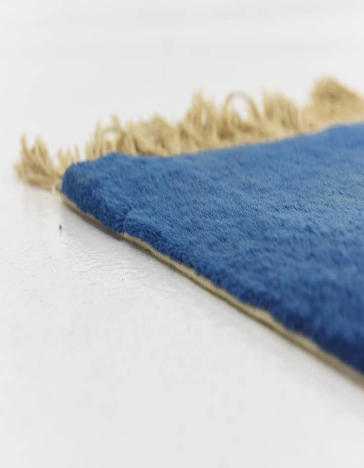 Detail image of 7' 6 x 10' 7 Hand Knotted Carved Pekin Wool Rug