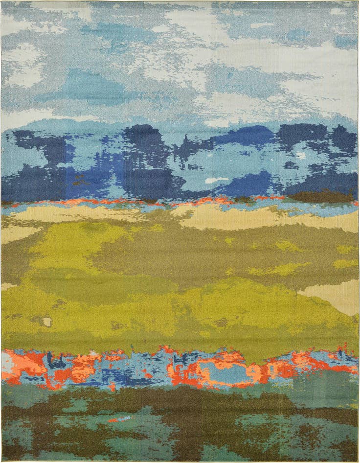 Detail image of 10' 6 x 16' 5 Washable Casablanca Rug