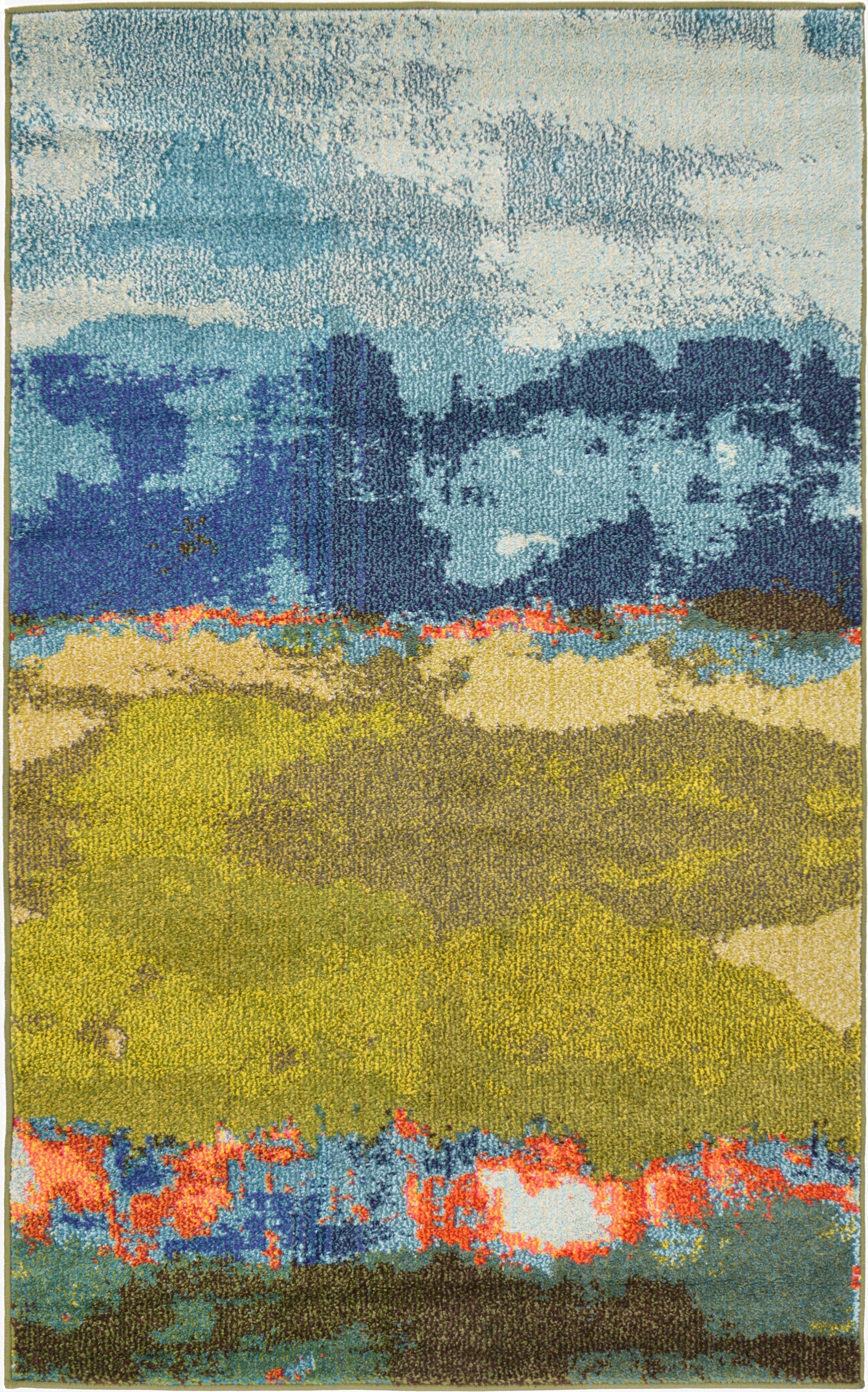 3' 3 x 5' 3 Washable Casablanca Rug