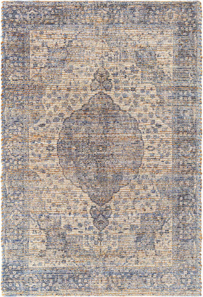 4' 1 x 6' 1 Hand Woven Chenille Jute Rug