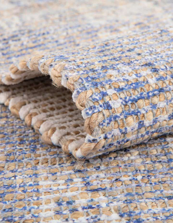 4' 1 x 6' 1 Hand Woven Chenille Jute Rug