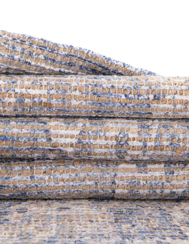 4' 1 x 6' 1 Hand Woven Chenille Jute Rug