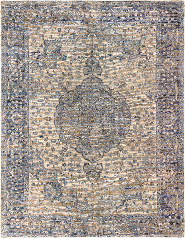 Detail image of 7' 10 x 10' Hand Woven Chenille Jute Rug