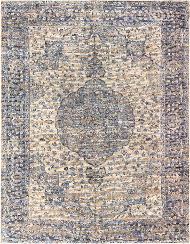 Detail image of 9' x 12' Hand Woven Chenille Jute Rug