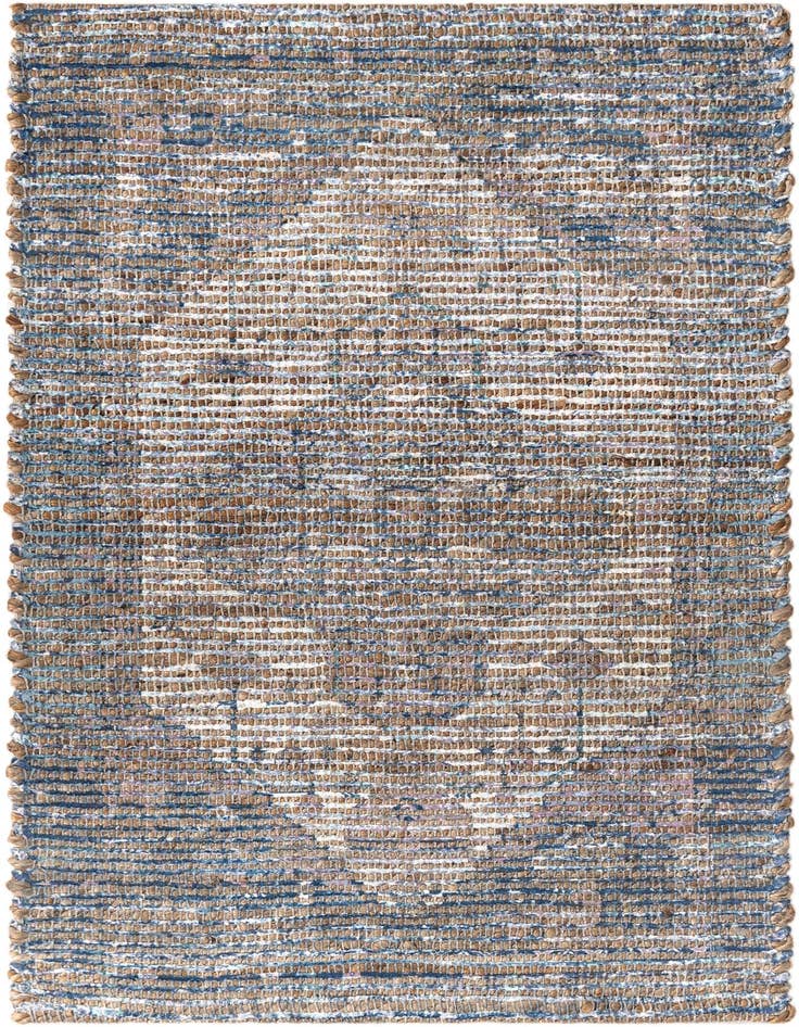 Detail image of 2' x 3' 1 Hand Woven Chenille Jute Rug