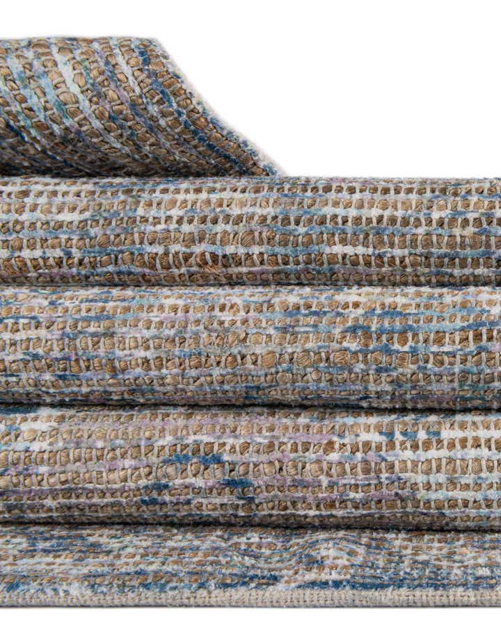 7' 10 x 10' Hand Woven Chenille Jute Rug