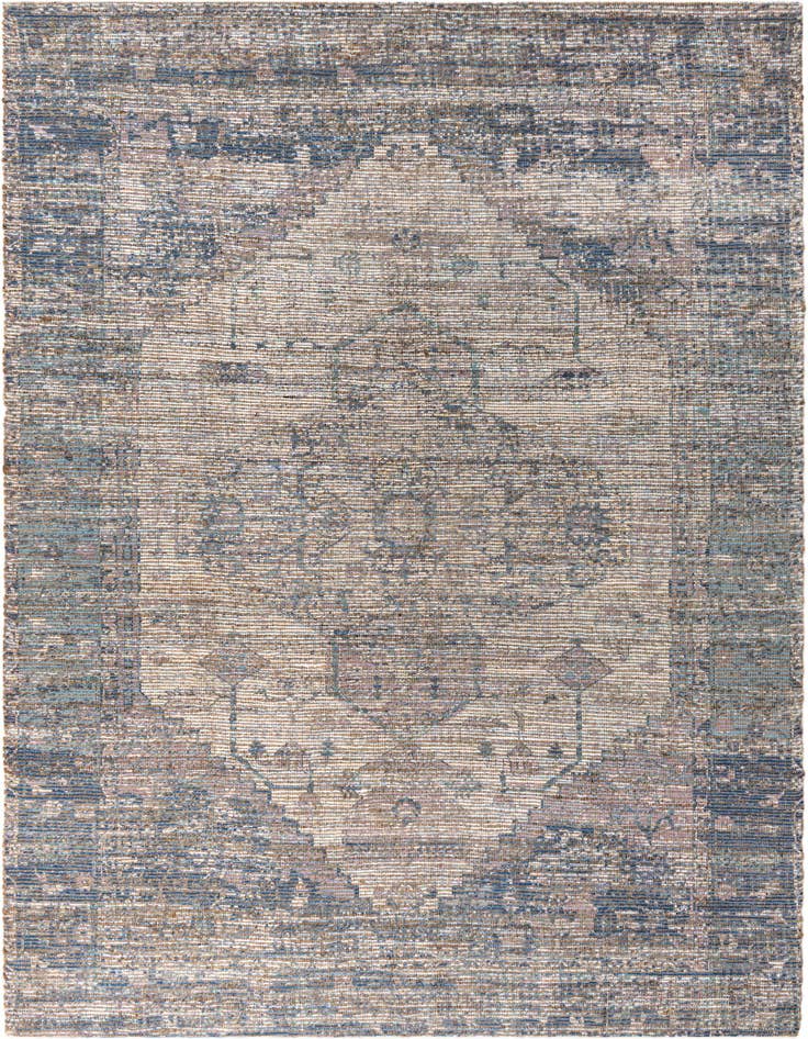 Detail image of 7' 10 x 10' Hand Woven Chenille Jute Rug