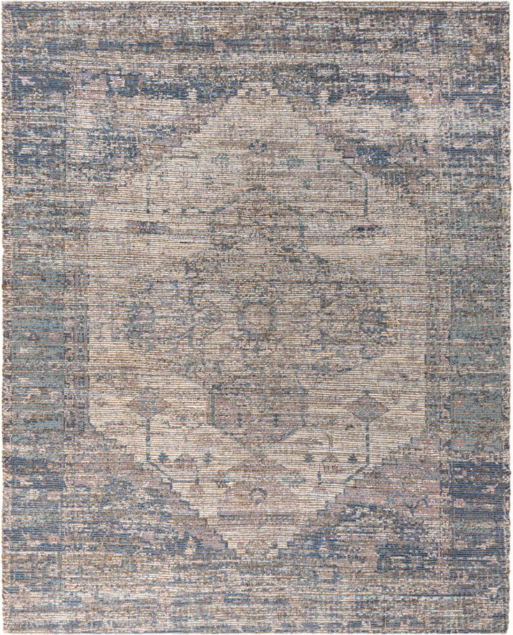 Detail image of 7' 10 x 10' Hand Woven Chenille Jute Rug