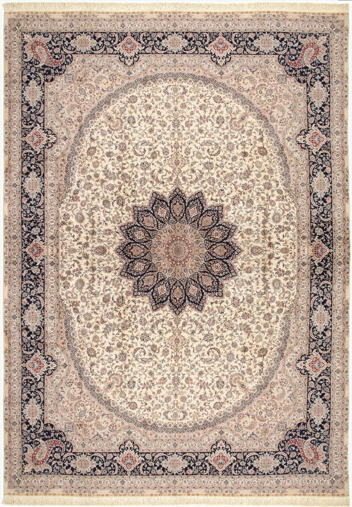 8' 4 x 11' 8  Hand Knotted China Fine Silk Rug