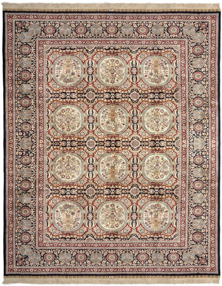 Detail image of 6' 8 x 9' 8 Hand Knotted China Rug