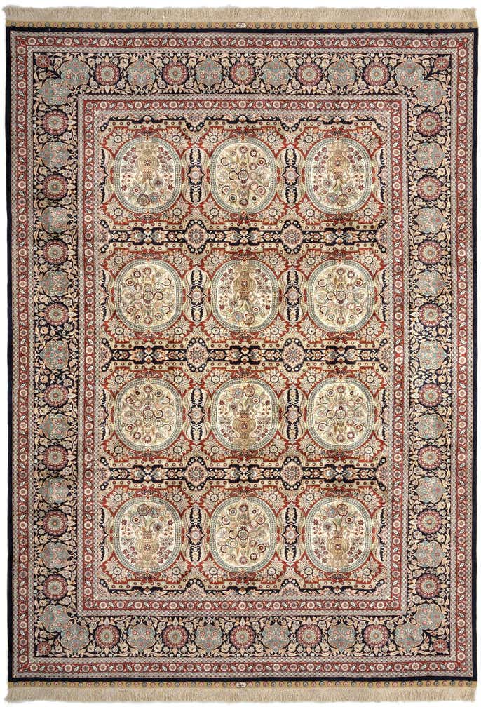 6' 8 x 9' 8 Hand Knotted China Rug