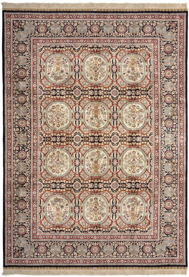 Detail image of 6' 8 x 9' 8 Hand Knotted China Rug