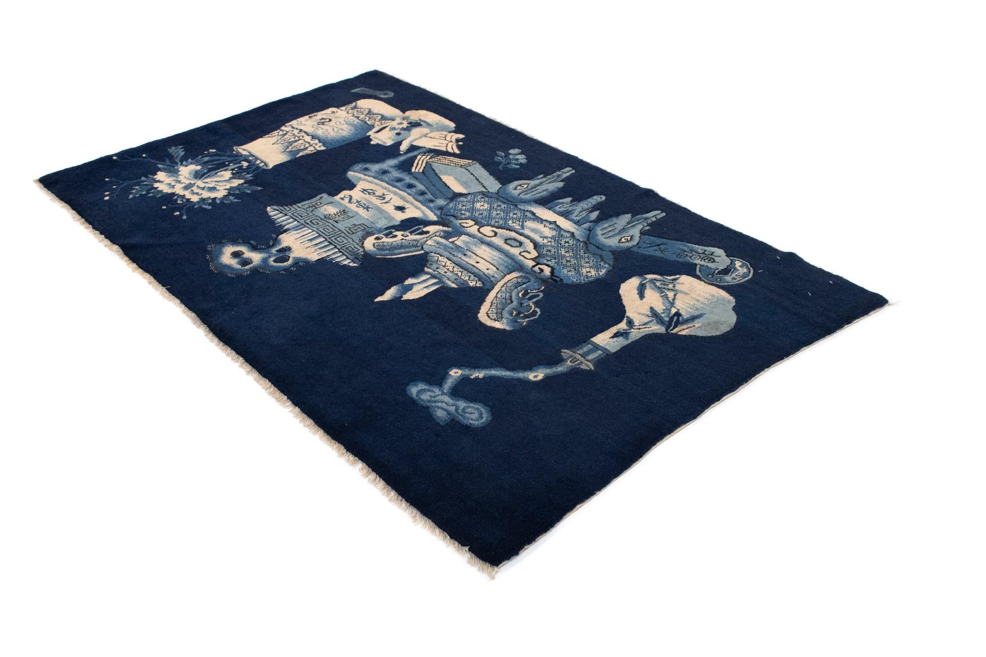 3' 3 x 5' 6 Hand Knotted China Rug