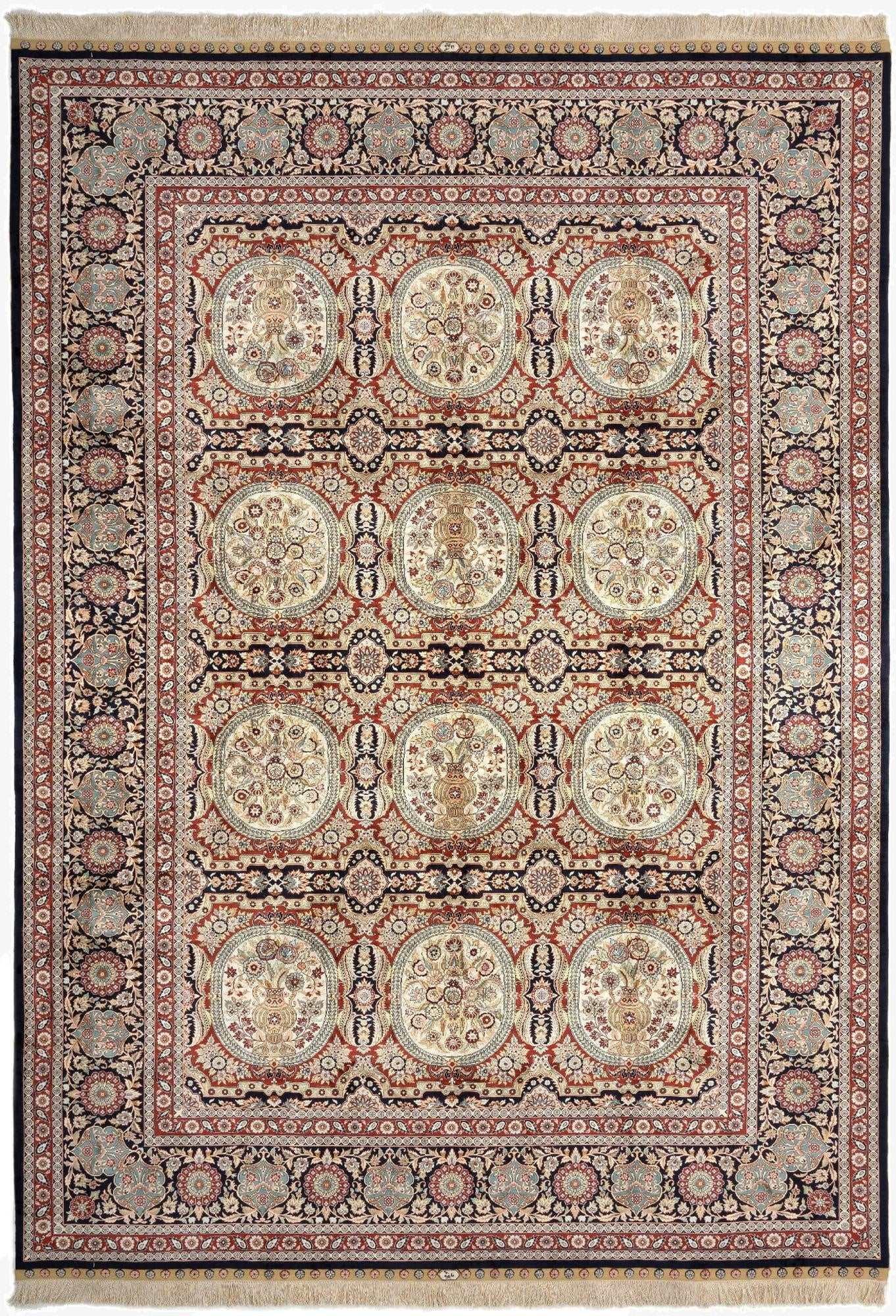 6' 8 x 9' 8  Hand Knotted China Rug
