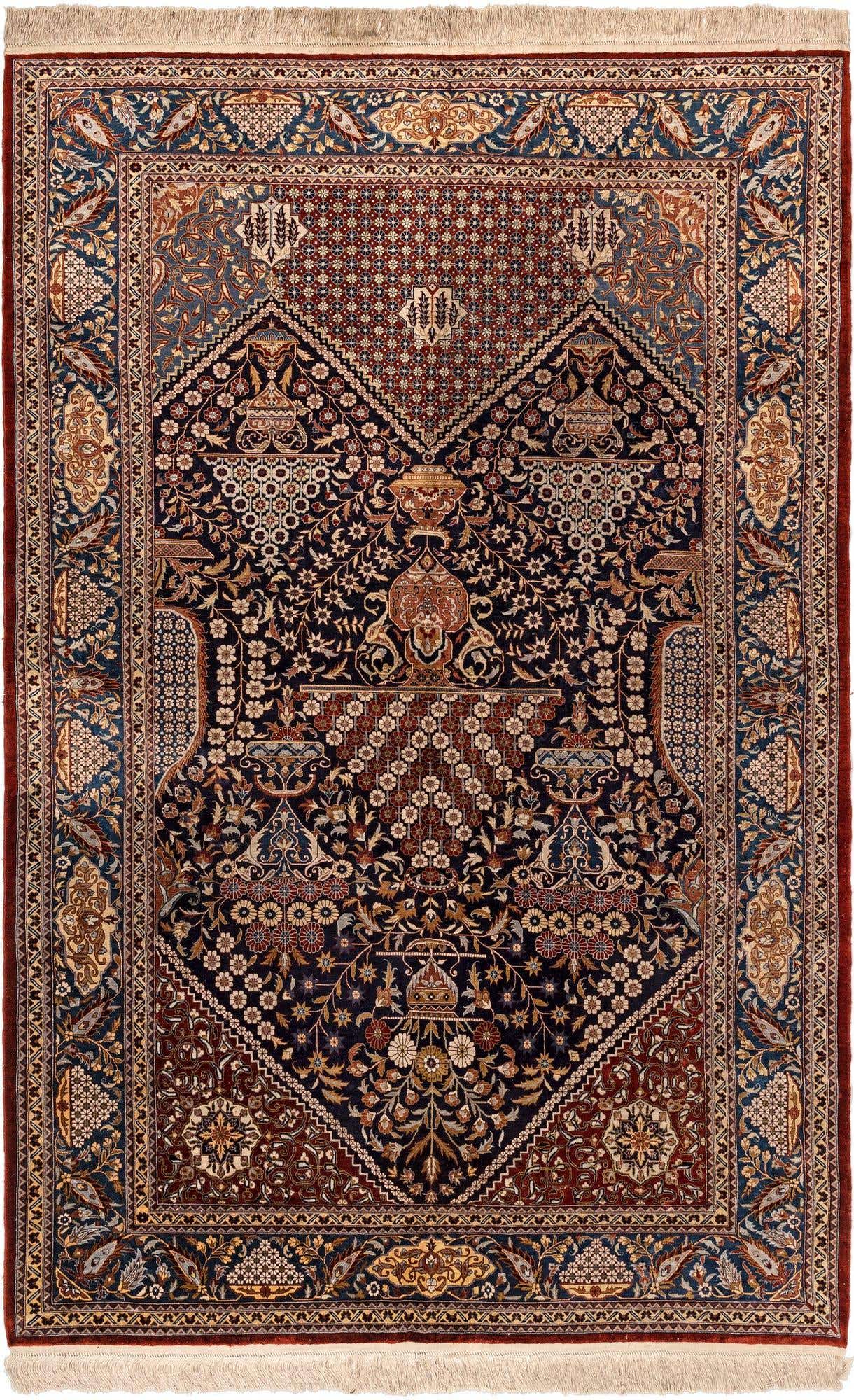 5' 1 x 8' 2 China Silk Rug