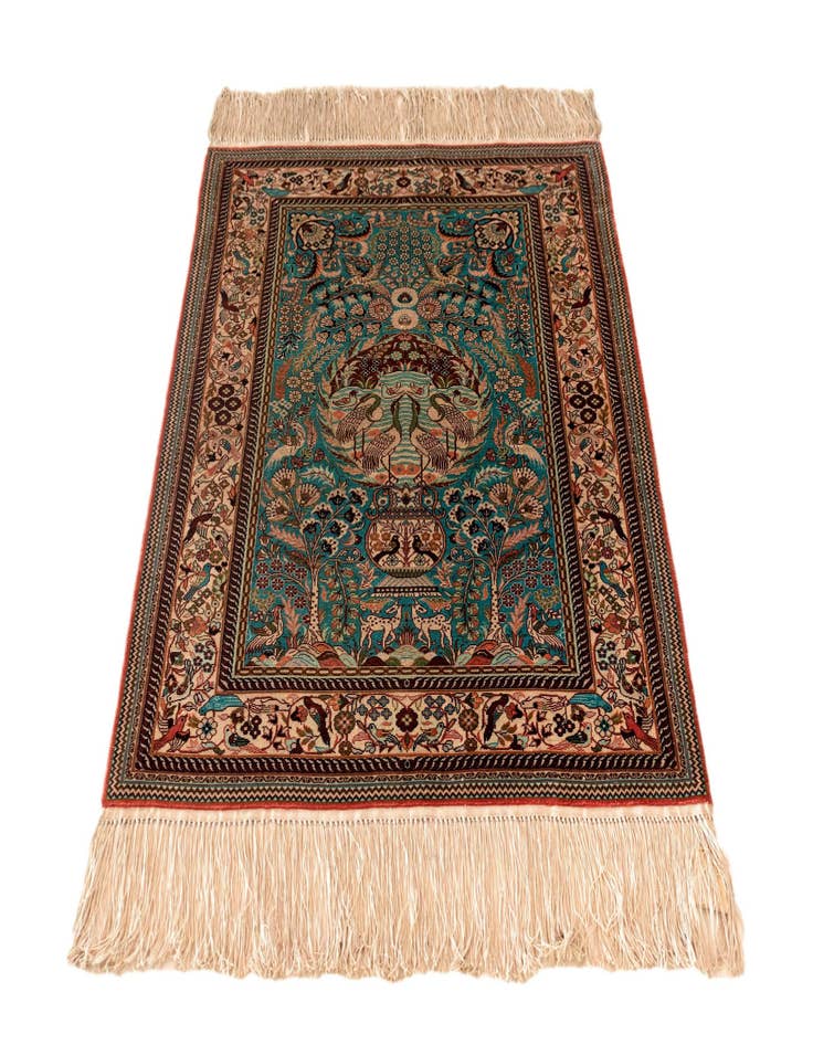 Detail image of 2' x 3' China Silk Rug