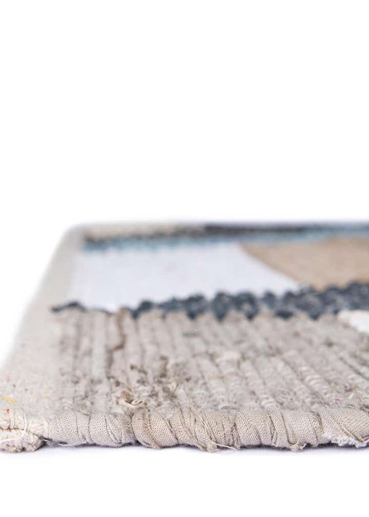 2' x 3' 1 Hand Braided Chindi Cotton Rug