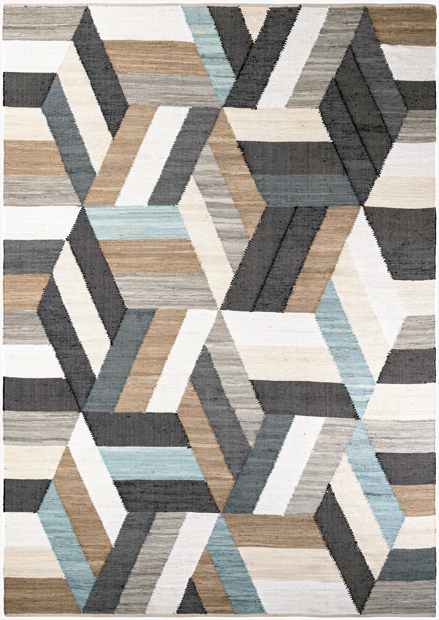 Primary image  10' x 14' 1  Hand Braided Chindi Cotton Rug