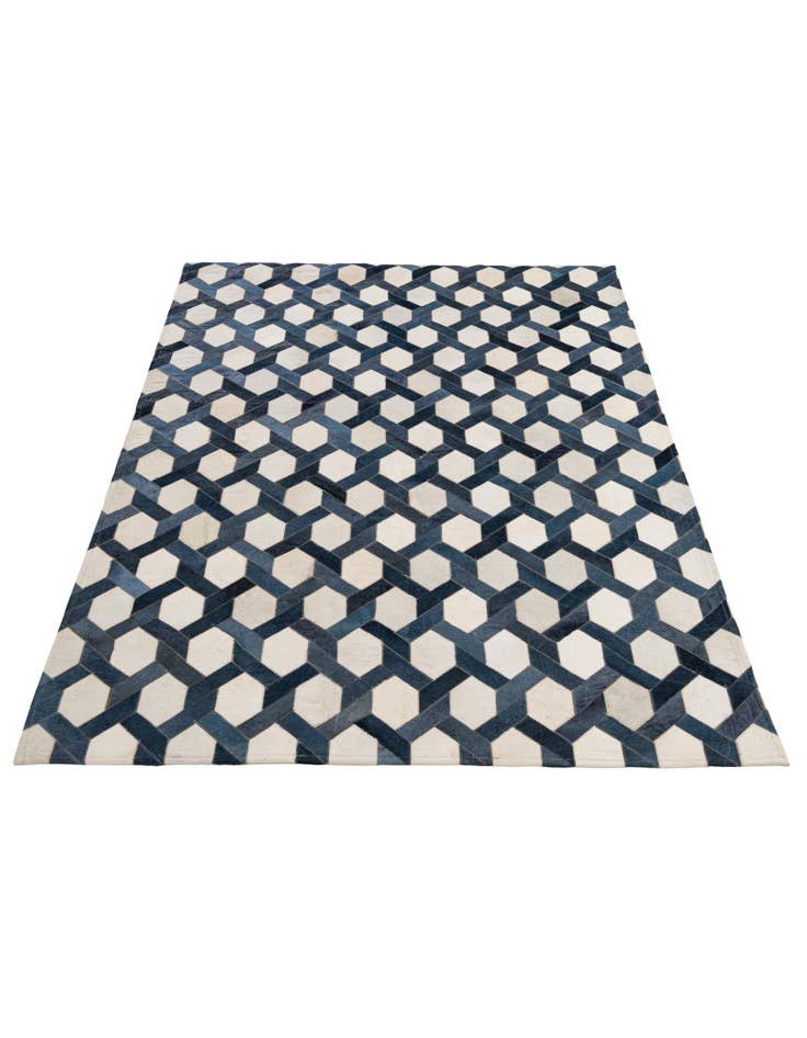 Detail image of 5' x 7' 11 Cowhide - Patchwork Rug