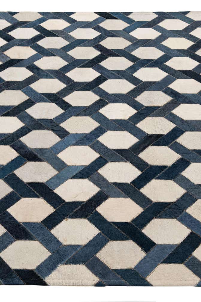 5' x 7' 11 Cowhide - Patchwork Rug