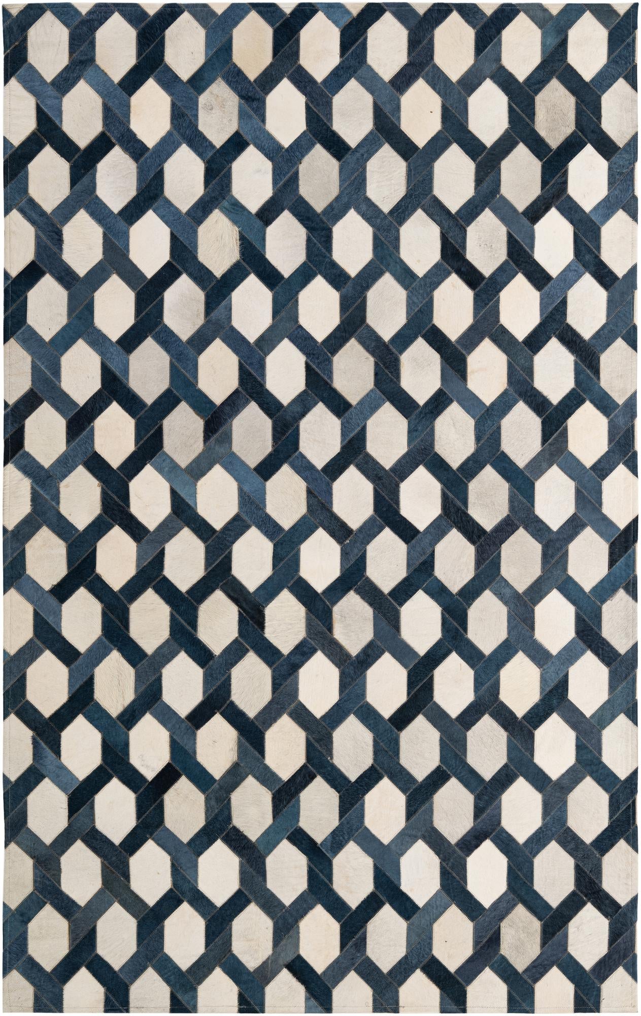 5' x 7' 11 Cowhide - Patchwork Rug