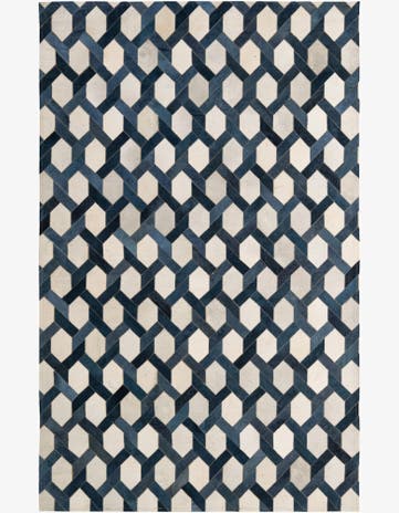 5' x 7' 11 Cowhide - Patchwork Rug