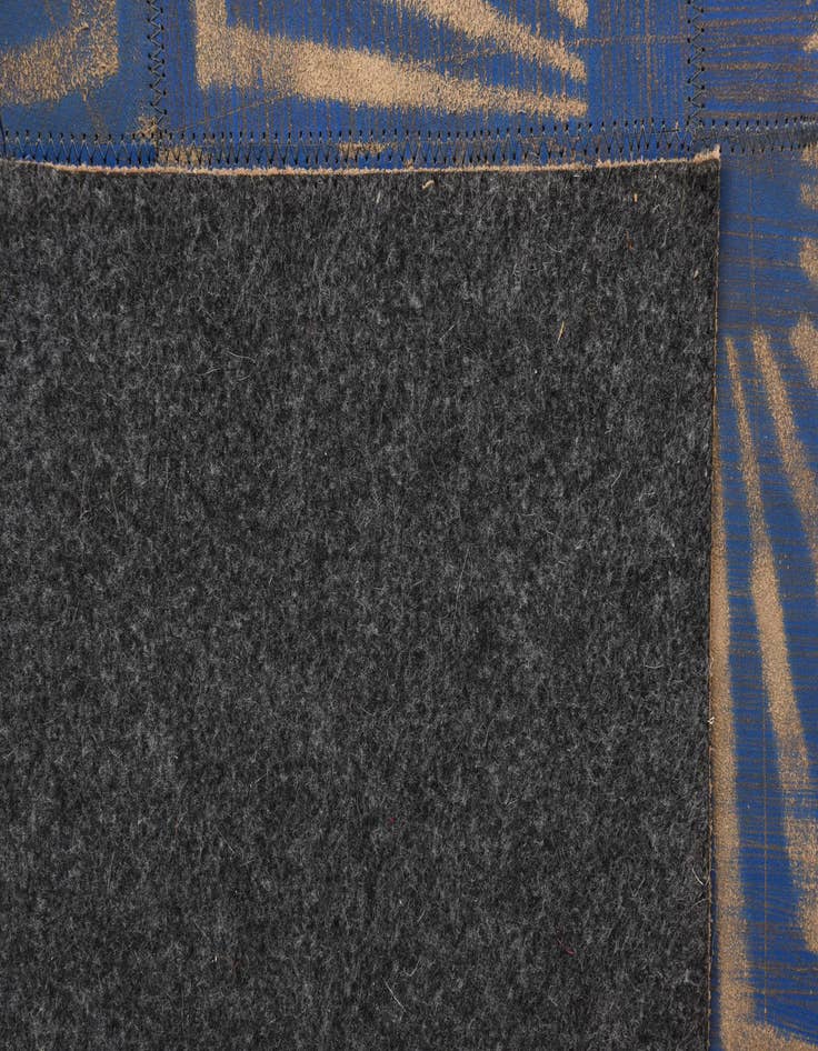 Detail image of 5' 3 x 8' Cowhide Leather Rug