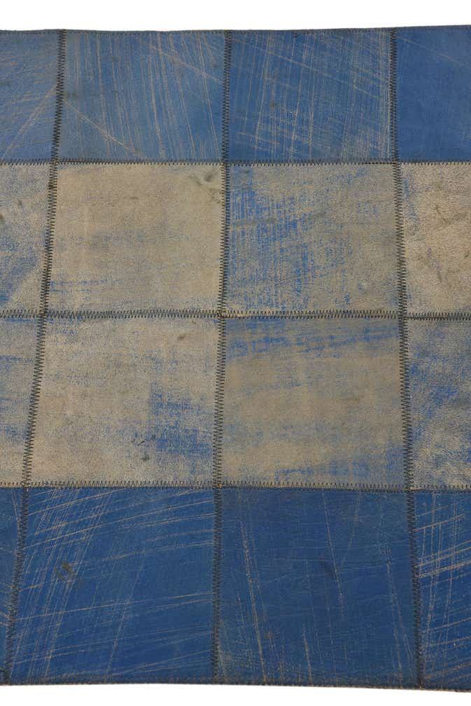 2' x 3' Cowhide Leather Rug