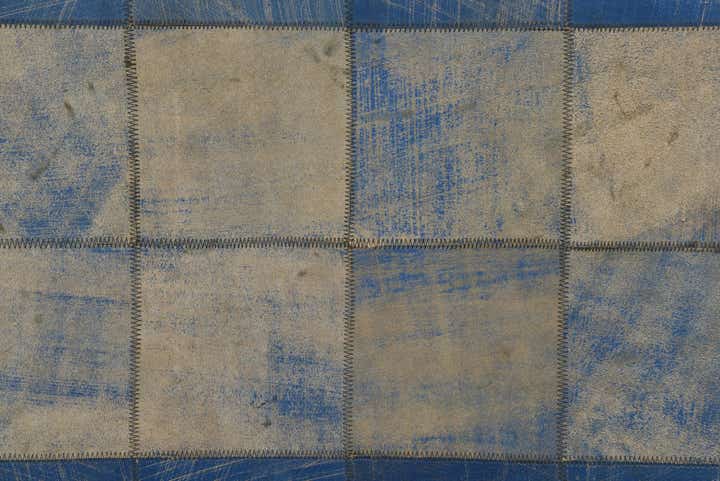 2' x 3' Cowhide Leather Rug