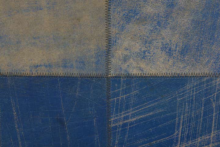2' x 3' Cowhide Leather Rug