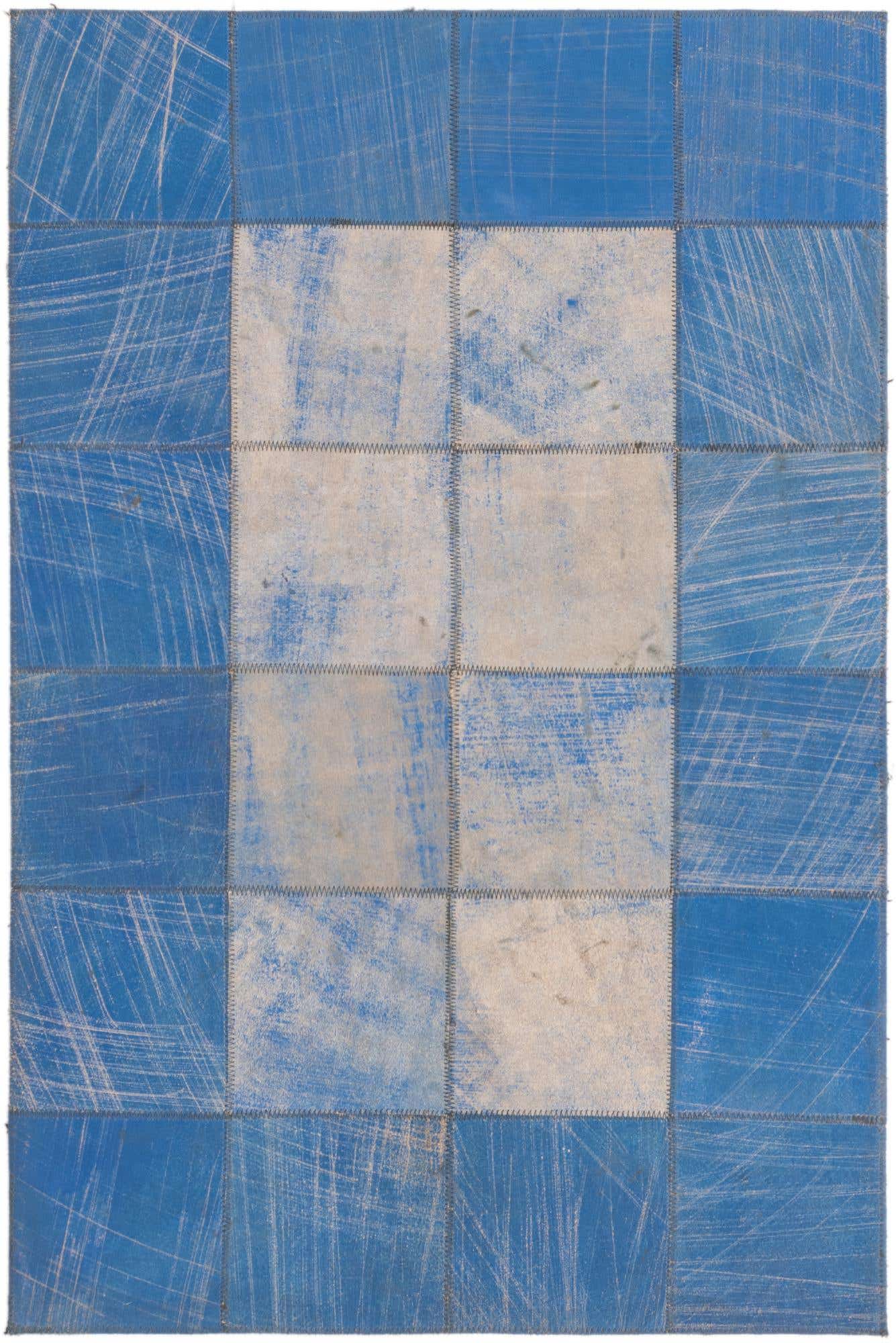 2' x 3' Cowhide Leather Rug
