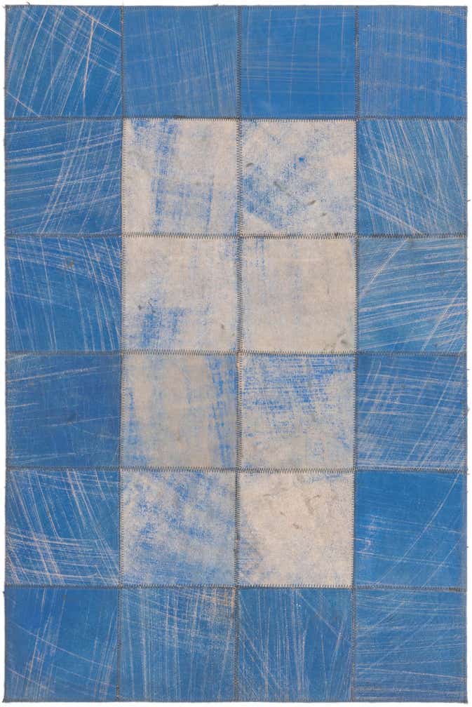 2' x 3' Cowhide Leather Rug