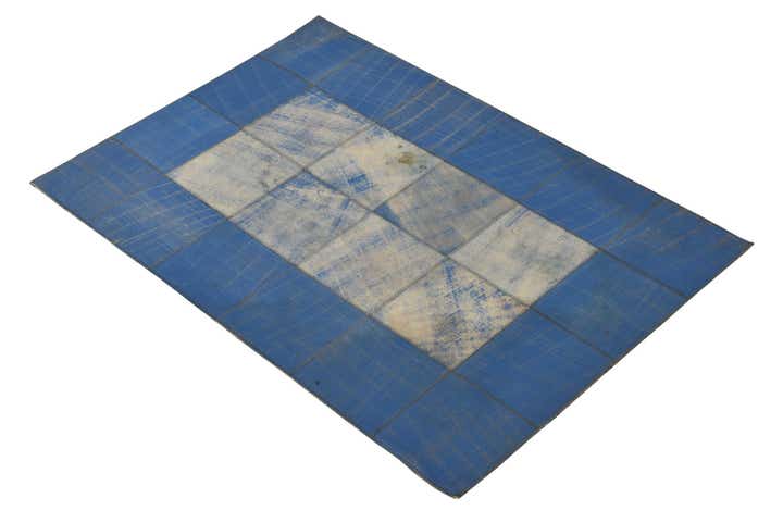 2' x 3' Cowhide Leather Rug