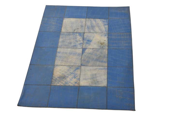 2' x 3' Cowhide Leather Rug